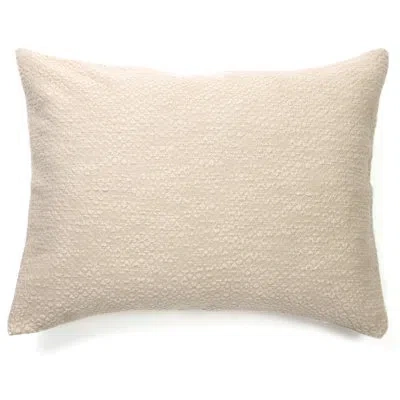 Amity Home Cotton Blend Ties Sham In Oyster