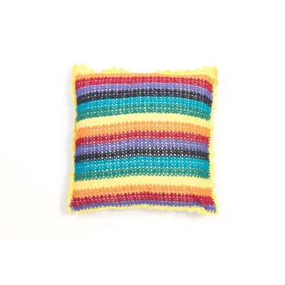Amity Home Crochet Square Cotton Pillow Cover And Insert