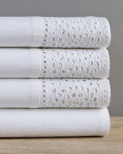 Amity Home Cutwork Sheet Set In White