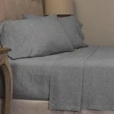 Amity Home Damaris Linen Pillowcase Set In Gray