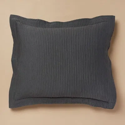 Amity Home Dante Dutch Euro Sham In Charcoal