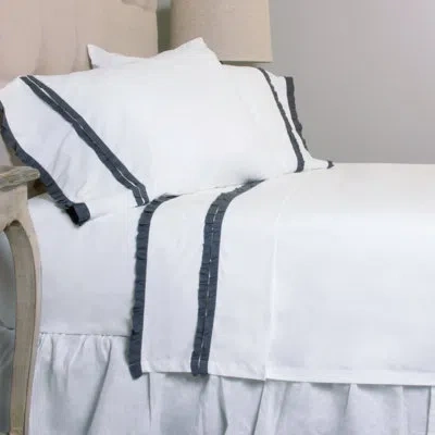 Amity Home Delia Ruffle Pillowcase Set In Blue