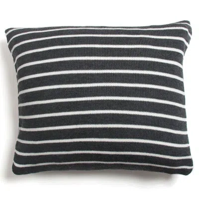 Amity Home Devina Striped Pillow Cover In Black