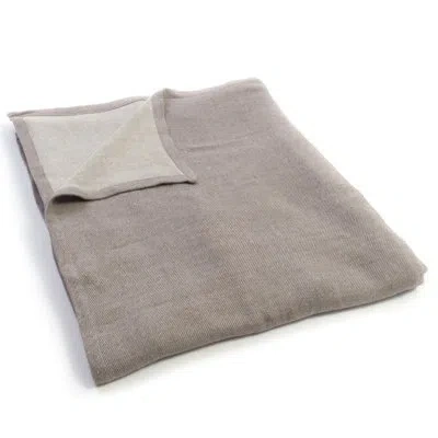 Amity Home Elvan Linen Natural Coverlet In Taupe
