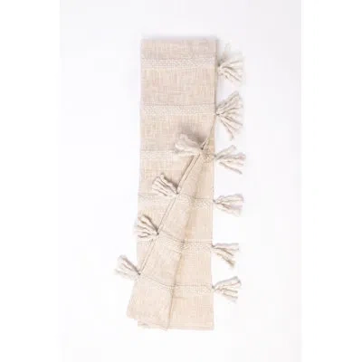 Amity Home Farley Cotton Blend Throw In Beige