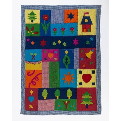 Amity Home Farmyard Baby Quilt