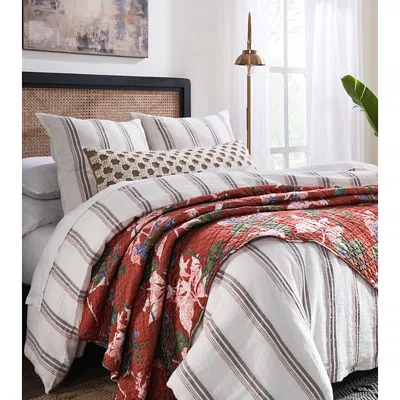 Amity Home Fitzgerald Quilt, Queen In Brown