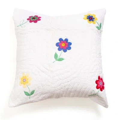 Amity Home Flowers Blossom Sham In White