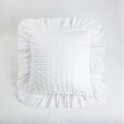 Amity Home Fonia 100% Cotton Ties Sham In White