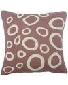Amity Home Gaitlin Pillow In Burgundy