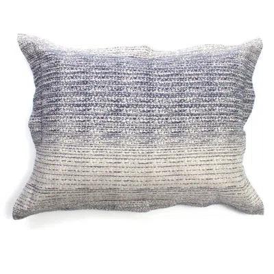 Amity Home Gale Sham In Indigo;platinum Gray