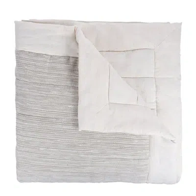 Amity Home Gilliam Gray/beige Quilt In Natural