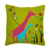 Amity Home Giraffe Wool Felt Throw Pillow