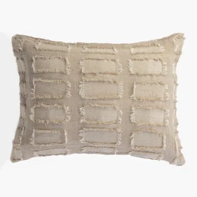 Amity Home Halimton Geometric Dutch Euro Pillow In Natural