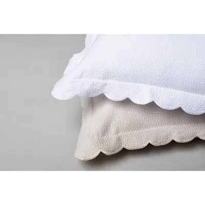 Amity Home Hugo Matelasse Sham, White, King