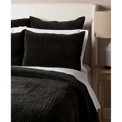 Amity Home Ian Single Cotton Quilt In Charcoal