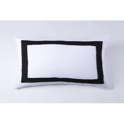 Amity Home Ieuan 100% Linen Sham In Black;white