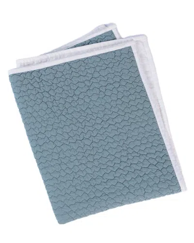 Amity Home Jasper Quilt - Ivory In Blue