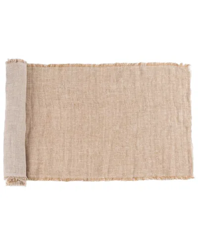 AMITY HOME AMITY HOME KENT 108IN LINEN TABLE RUNNER