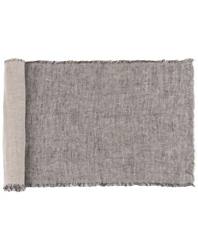 AMITY HOME AMITY HOME KENT 108IN LINEN TABLE RUNNER