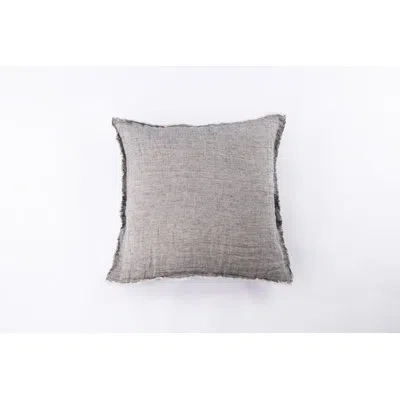 Amity Home Kenton Asphalt Euro Pillow In Black