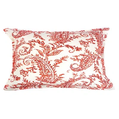 Amity Home Kiarry Sham In Orange;ivory