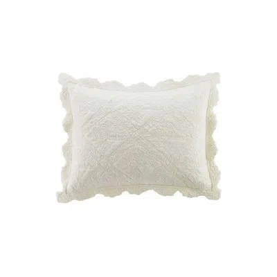 Amity Home Lazel Solid Color Sham In Vanilla
