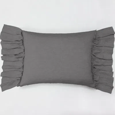 Amity Home Linen Ties Sham In Gray