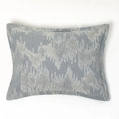 Amity Home Loren Sham, Limestone, Standard In Blue;gray