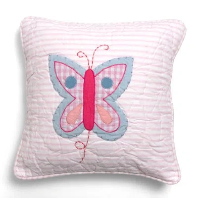 Amity Home Luv Embroidered Cotton Blend Throw Pillow