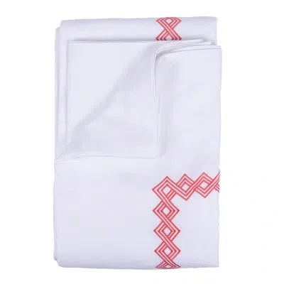 Amity Home Malfia Standard Cotton 400 Tc Duvet Cover In Pink