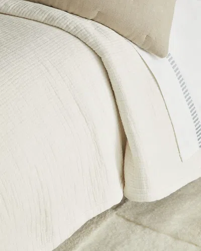 Amity Home Malvern Coverlet, Queen In White