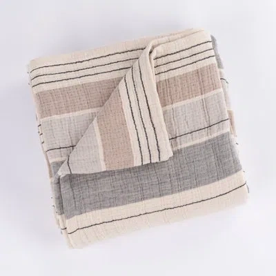 Amity Home Mayers Coverlet, Ochre In Gray;beige;cream