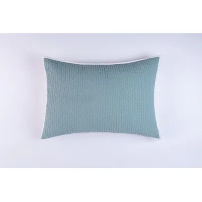 Amity Home Meerab Solid Color 100% Cotton Sham In Ivory,mineral