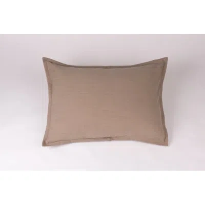 Amity Home Preston Solid Color 100% Cotton Sham In Brown