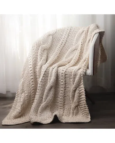 Amity Home Raj Throw In Neutral