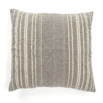 Amity Home Ralph Cotton Blend Ties Sham In Taupe