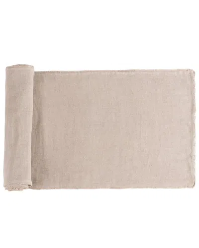 Amity Home Ranier 60in Linen Table Runner In Neutral