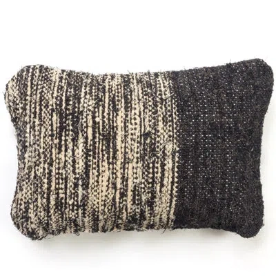 Amity Home Raven Rug Pillow In Black;brown