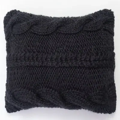 Amity Home Ray Cable Knit Sham In Blue;navy
