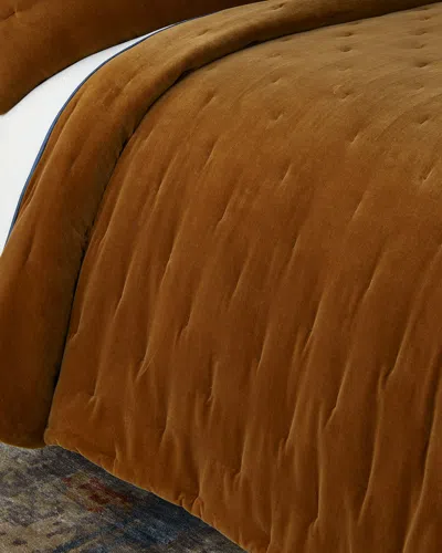 Amity Home Roan Quilt, Queen In Ochre