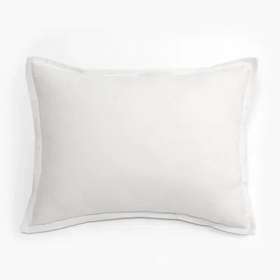 Amity Home Rutched Sham, Ivory, Dutch Euro In White