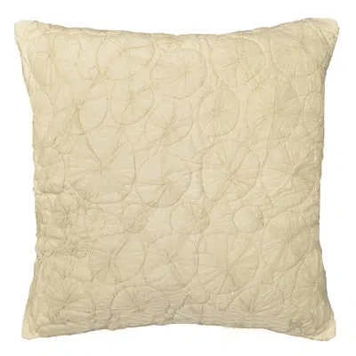Amity Home Sea Shell 100% Cotton Ties Sham In Ivory