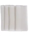 Amity Home Set Of 4 Brisbane Linen Cocktail Napkins