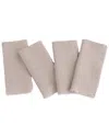 Amity Home Set Of 4 Brisbane Linen Dinner Napkins