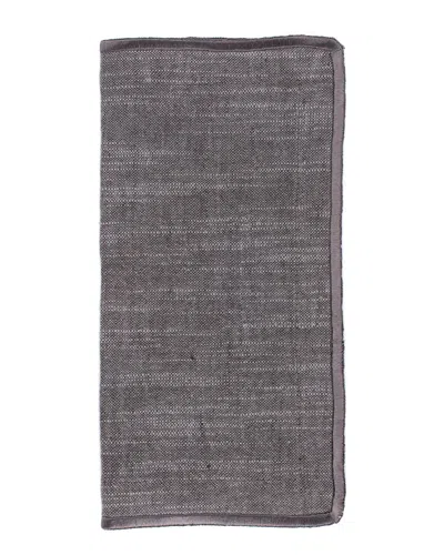 Amity Home Set Of 4 Harlow Cocktail Napkins In Gray