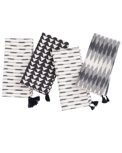 Amity Home Set Of 4 Lana Dinner Napkins In Multi