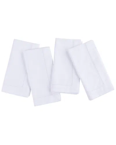 Amity Home Set Of 4 Murano Dinner Napkins In White
