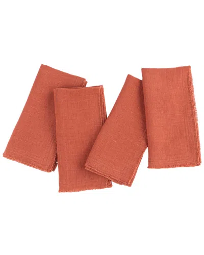 AMITY HOME AMITY HOME SET OF 4 RANIER LINEN DINNER NAPKINS