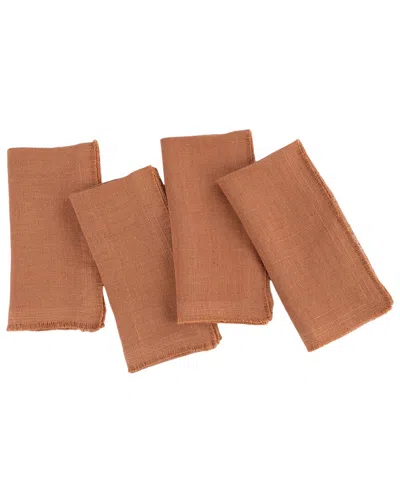 AMITY HOME AMITY HOME SET OF 4 RANIER LINEN DINNER NAPKINS